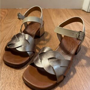 Elegant Women's Silver Sandals